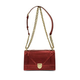 Dior Patent Microcannage Diorama Crossbody Bag (SHG-nk7GZA)