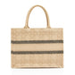 Dior Raffia Cannage Medium Book Tote (SHF-vp73d7)