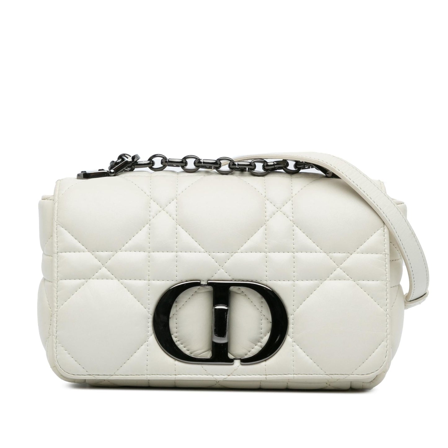 Dior Small Lambskin Macrocannage Caro Bag