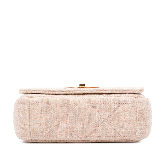 Dior Small Linen Macrocannage Caro Bag