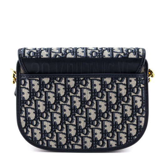 Dior Blue Oblique Jacquard Medium Bobby Flap Bag