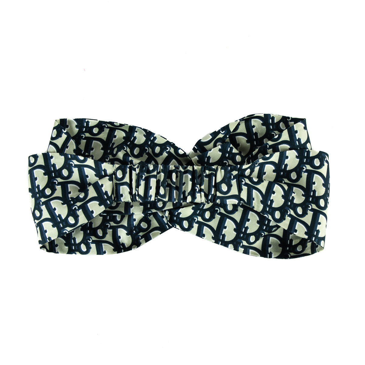 Dior Blue Oblique Silk Headband