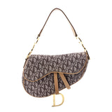 Dior Brown Monogram Saddle Bag