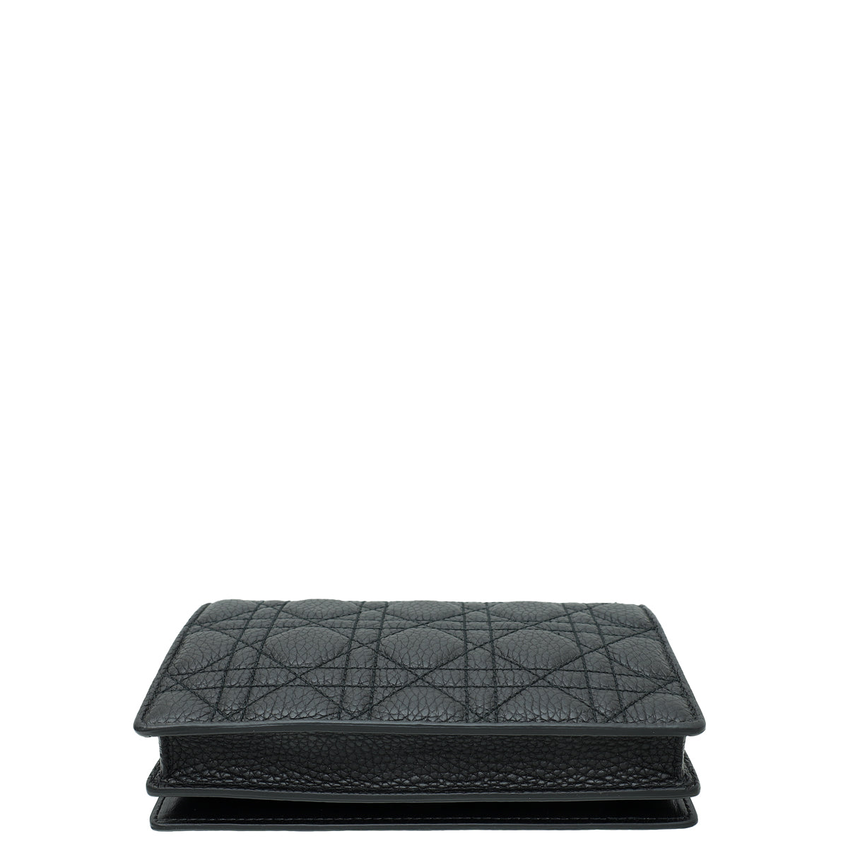 Christian Dior Black Lady Dior Wallet Chain Pouch