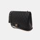 Chanel Classic Flap Maxi Black Lambskin Leather Double Flap with Gold Hardware, 2014-2015