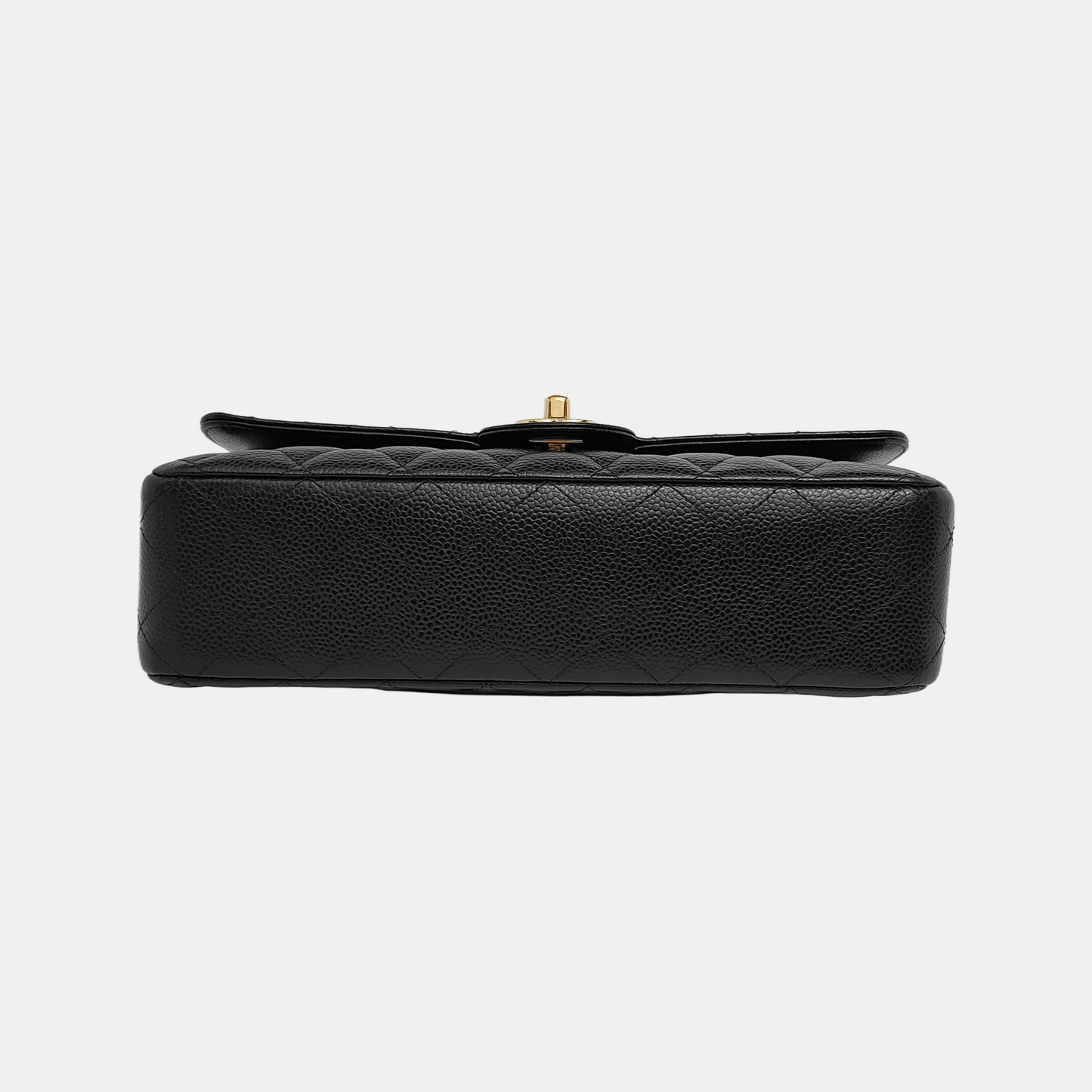 Chanel Classic Flap Small Black Caviar Leather Gold Hardware