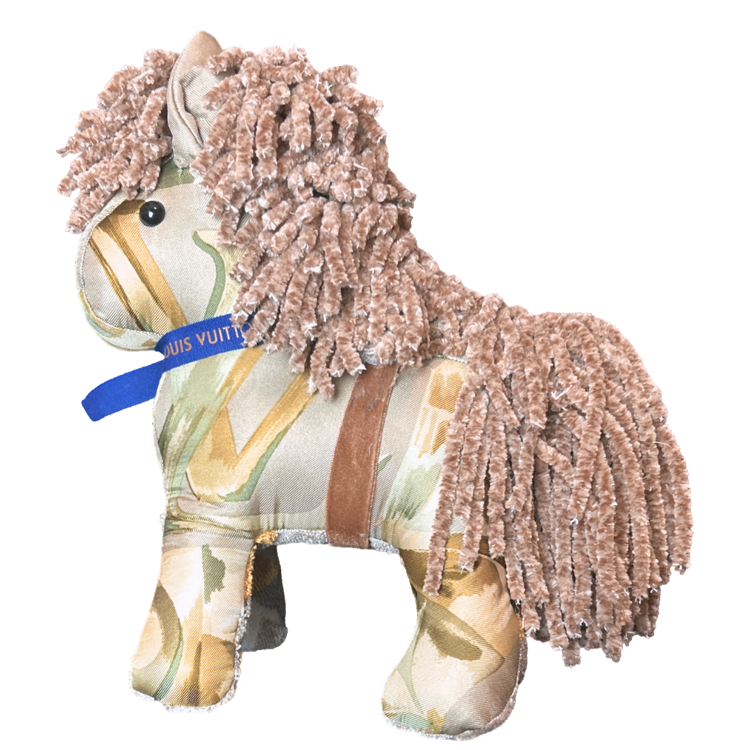 LV Au Fils du Temps   Silk Scarf Noble Pony