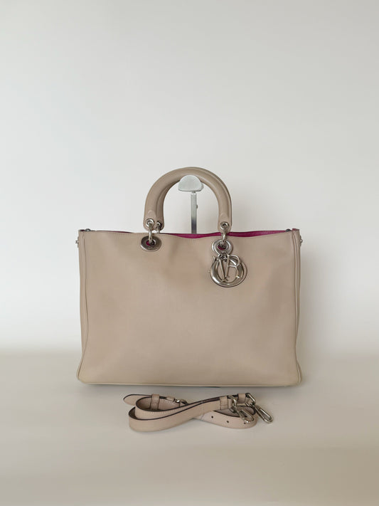 Christian Dior Smooth Calfskin Diorissimo Tote