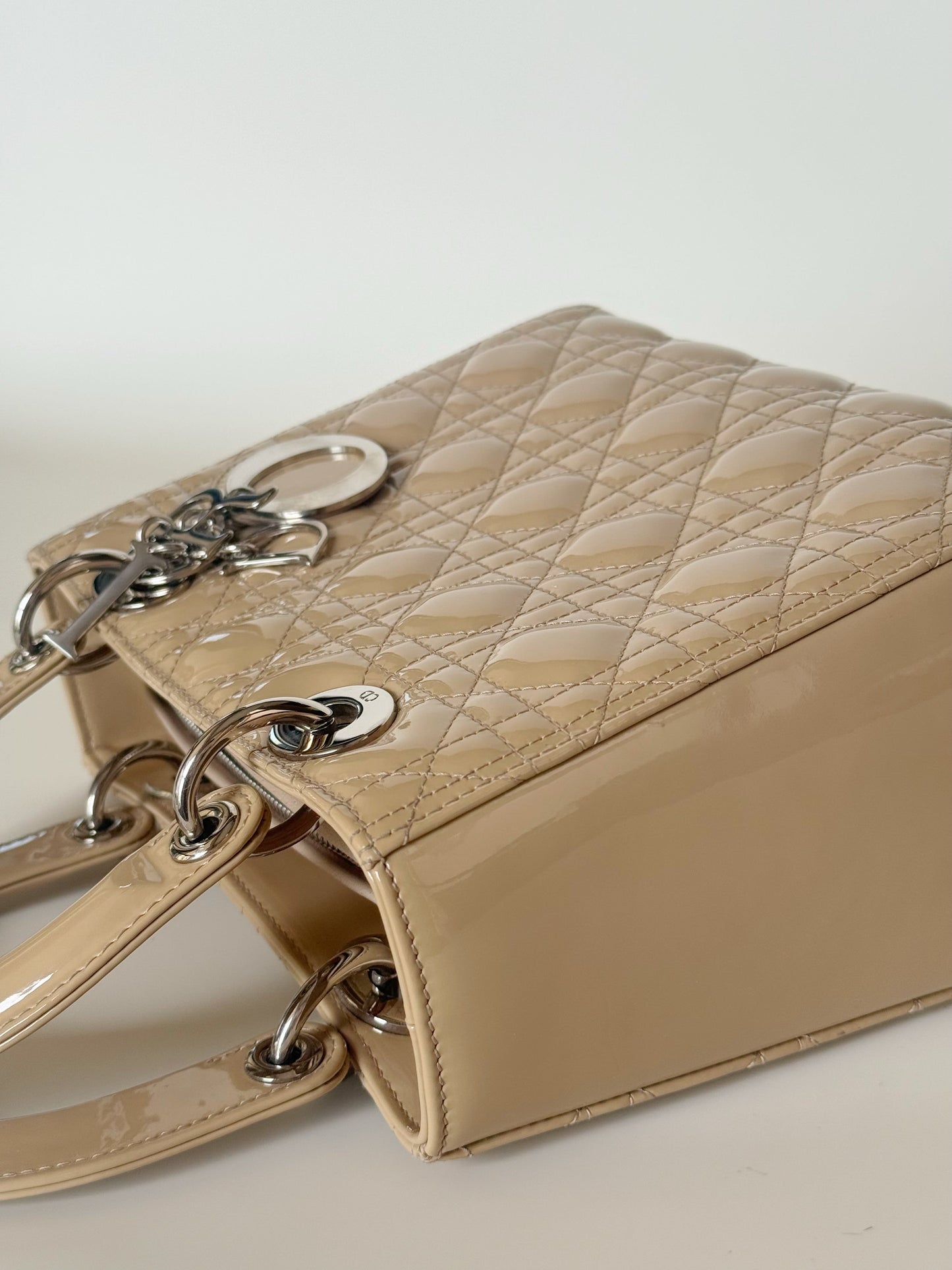 Christian Dior Patent Cannage Lady Dior