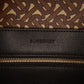 Black Burberry TB Logo Tote