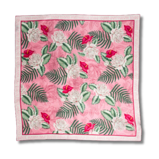 Hawaiian Soul   Silk Scarf Coffee Run Keychain Bag