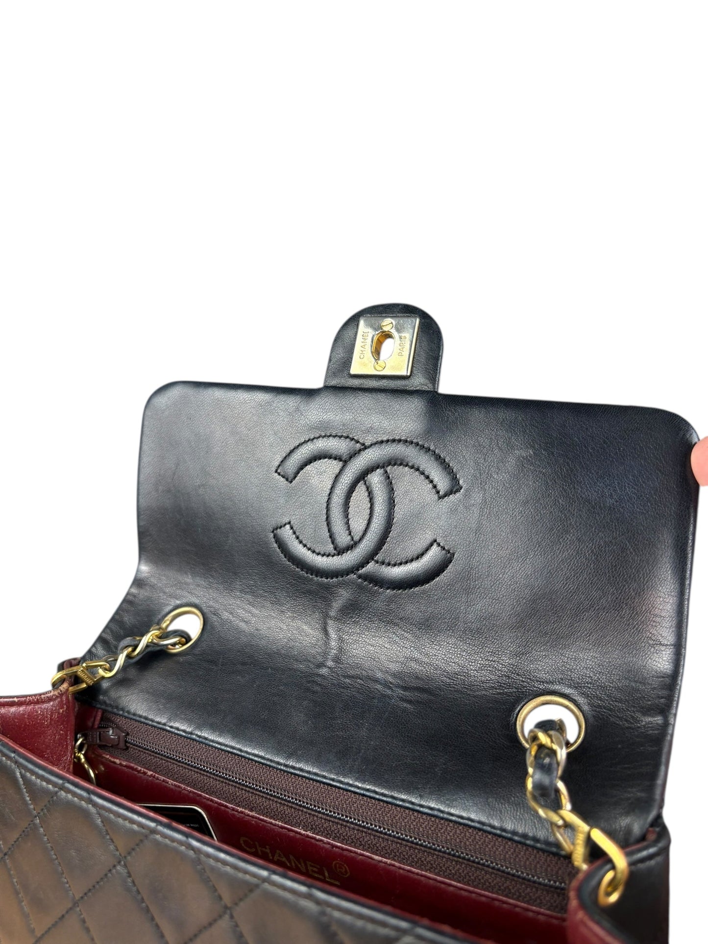 Chanel 1989 Quilted Leather Small Flap Bag