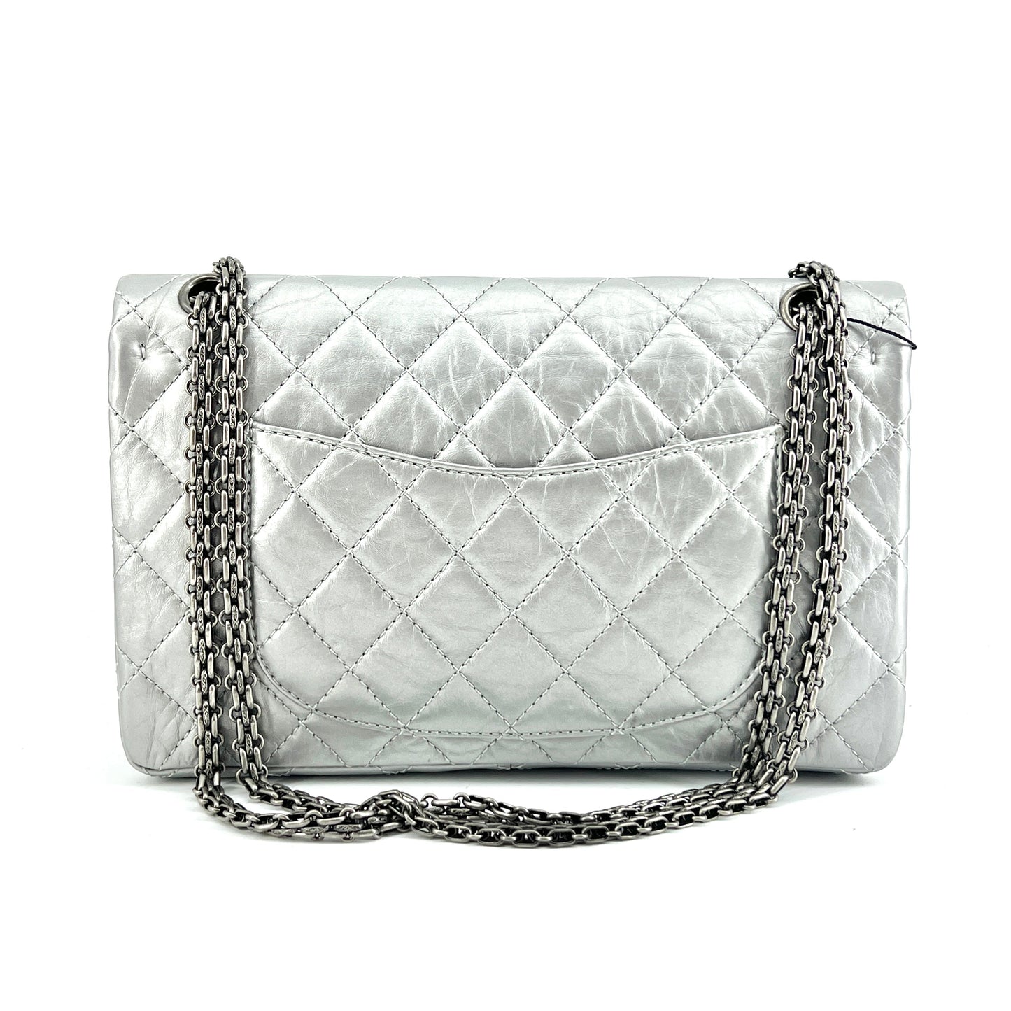 Chanel 2.55 Flap Bag Silver