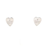Gucci  Heart Shape Silver Earrings
