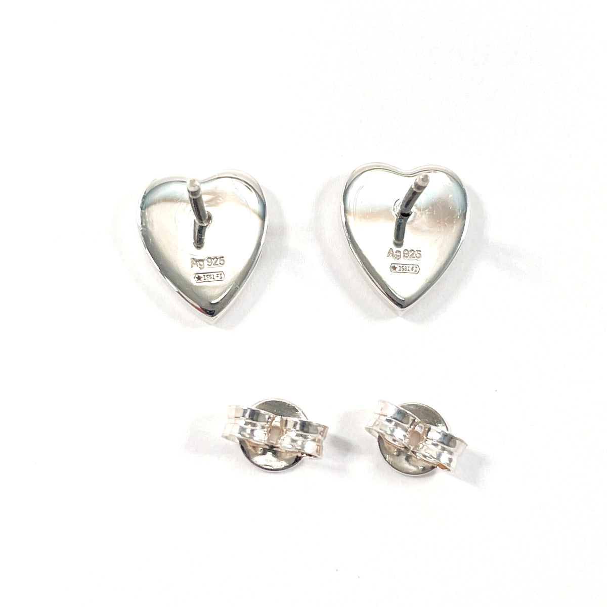 Gucci  Heart Shape Silver Earrings