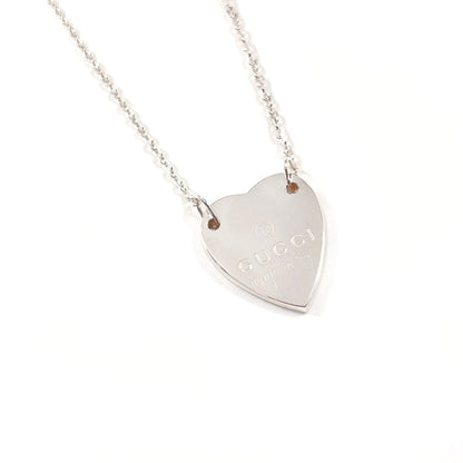 Gucci  Heart Silver Necklace
