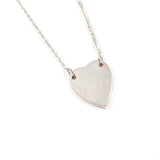 Gucci  Heart Silver Necklace