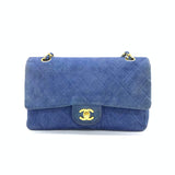 Chanel Classic Flap   Medium Blue Jeans Denim with 24k Gold HW, 1989-1991