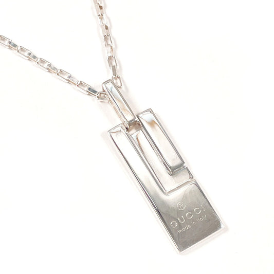 Gucci Plate Silver 925 Necklace