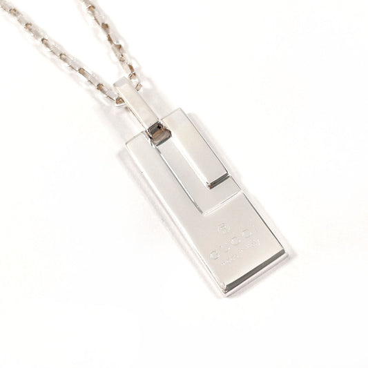 Gucci Plate Silver 925 Necklace