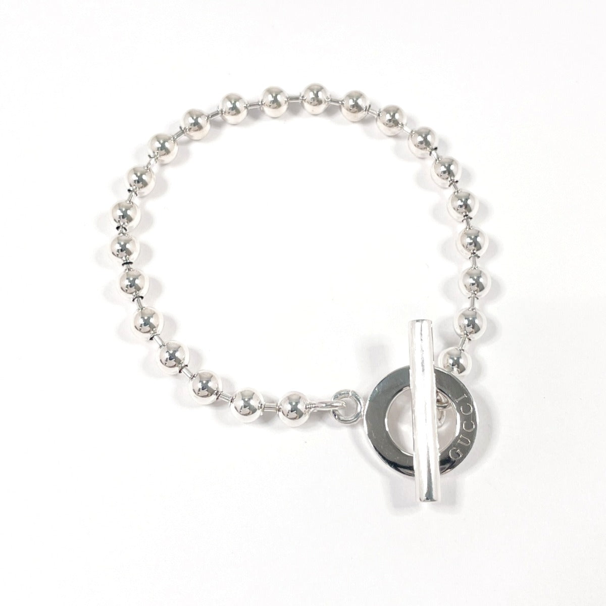 Gucci Ball Chain Silver 925 Bracelet