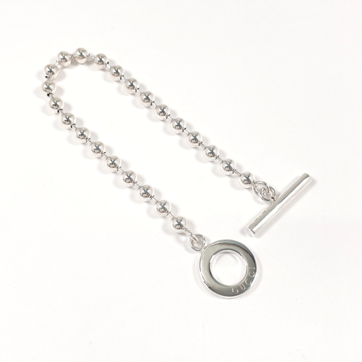 Gucci Ball Chain Silver 925 Bracelet