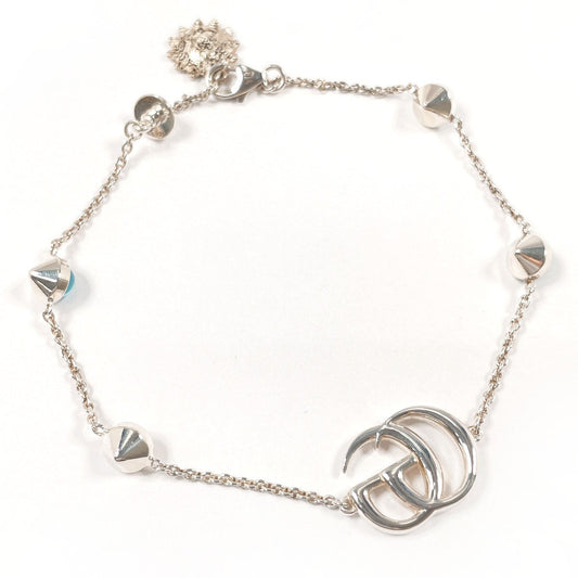 Gucci Double G Mother of Pearl Silver Bracelet