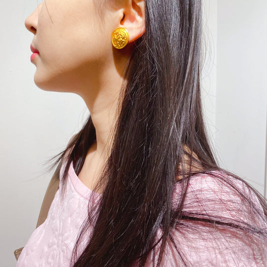 Chanel Gold Earrings