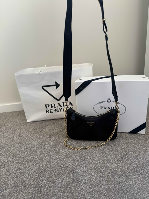 Prada Bandoliera Saffiano Handbag