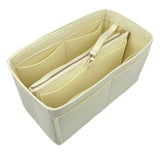 Organizer for [Odeon MM (Medium), LV] Bag Insert (Felt, with Detachable Zip Pouch)