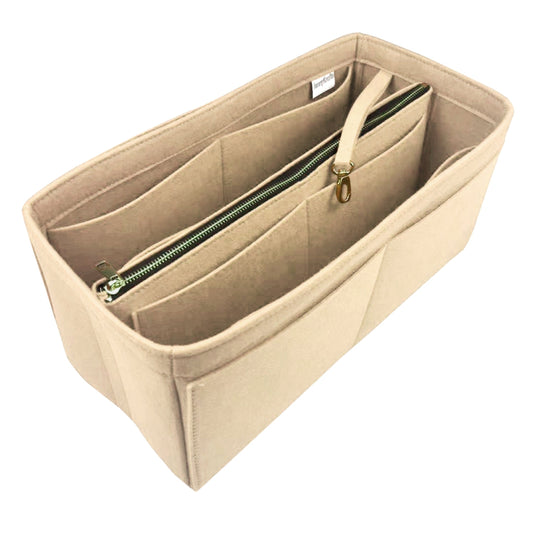 Organizer for [Diorama Large, Dior] Bag Insert (Felt, with Detachable Zip Pouch)