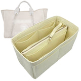 Organizer for [Deauville Canvas XL, Chanel] Bag Insert (Felt, with Detachable Zip Pouch)