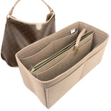 Organizer for [Delightful PM (Small), LV] Bag Insert (Felt, with Detachable Zip Pouch)