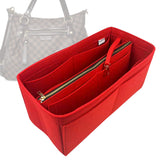 Organizer for [Evora GM (Large), LV] Bag Insert (Felt, with Detachable Zip Pouch)