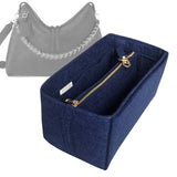 Organizer for [Hand It All PM, LV] Bag Insert (Felt, with Detachable Zip Pouch)
