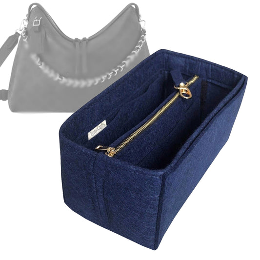 Organizer for [Hand It All MM, LV] Bag Insert (Felt, with Detachable Zip Pouch)