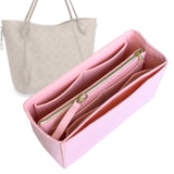Organizer for [Hina MM (Medium), LV] Bag Insert (Felt, with Detachable Zip Pouch)