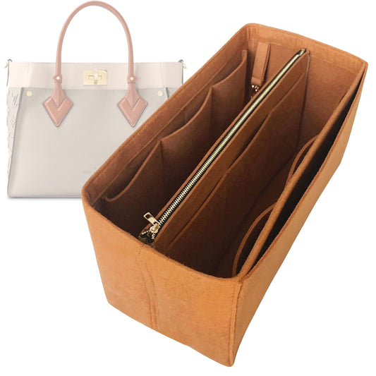 Organizer for [On My Side MM (Medium), LV] Bag Insert (Felt, with Detachable Zip Pouch)