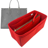 Organizer for [OnTheGo PM (Small), LV] Bag Insert (Felt, with Detachable Zip Pouch)