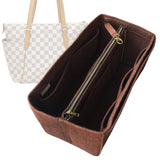 Organizer for [Totally GM (Large), LV] Bag Insert (Felt, with Detachable Zip Pouch)