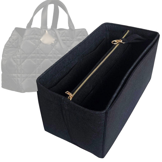 Organizer for [Large Toujours Bag, Dior] Bag Insert (Felt, with Detachable Zip Pouch)