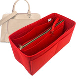 Organizer for [Vaneau GM (Large), LV] Bag Insert (Felt, with Detachable Zip Pouch)