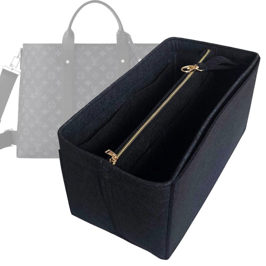 Organizer for [Weekend Tote NM, LV] Bag Insert (Felt, with Detachable Zip Pouch)