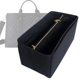 Organizer for [Weekend Tote NM, LV] Bag Insert (Felt, with Detachable Zip Pouch)