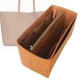 Organizer for [Shopping, Saint Laurent (YSL)] Bag Insert (Felt, with Detachable Zip Pouch)