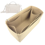 Organizer for [By The Way Selleria Mini, Fendi] Bag Insert (Felt, Long Zip and Open Compartment)