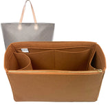 Organizer for [All-in GM (Large), LV] Bag Insert (Felt, Full-width Zip and Open Pocket)