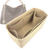 Organizer for [Artsy GM (Large), LV] Bag Insert (Felt, Full-width Zip and Open Pocket)