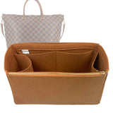 Organizer for [Belmont MM (Medium), LV] Bag Insert (Felt, Full-width Zip and Open Pocket)