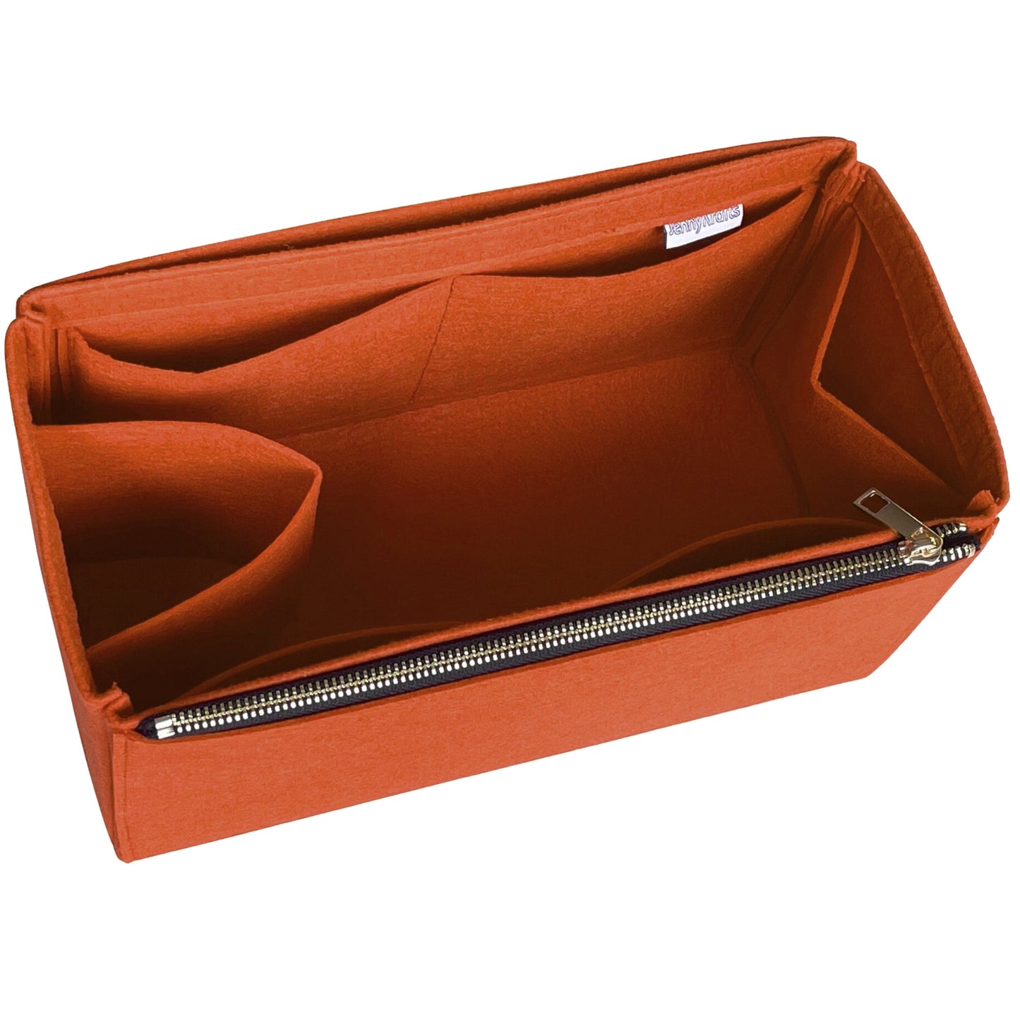 Organizer for [25 Medium Handbag, Chanel] Bag Insert (Felt, Long Zip and Open Compartment)